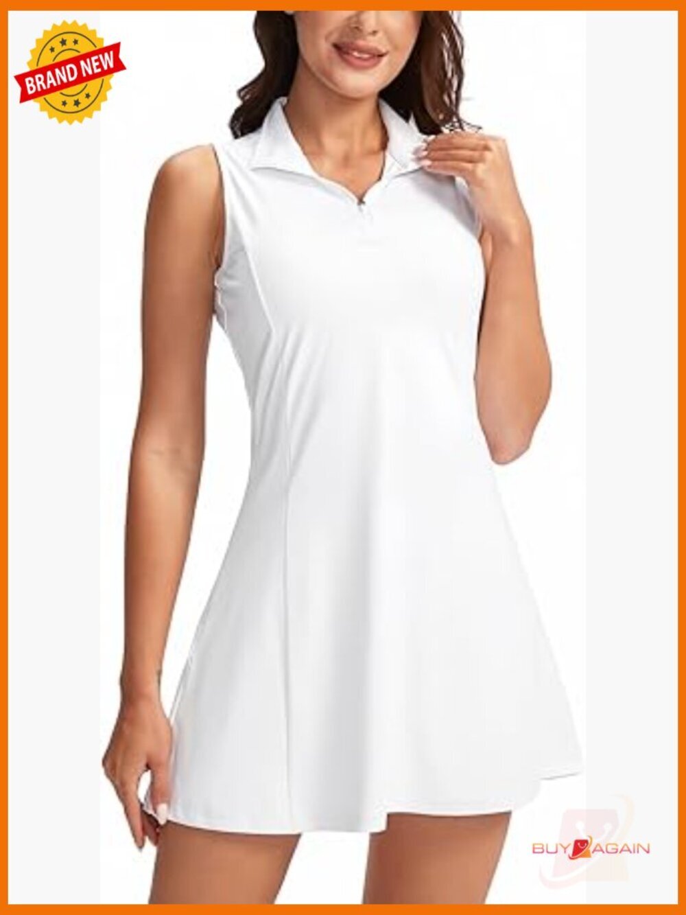 Women's Tennis Golf Dress with Shorts Active Workout Sports Athletic